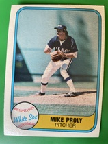 1981 Fleer Base Set #358 Mike Proly