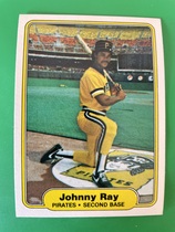 1982 Fleer Base Set #492 Johnny Ray