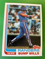 1982 Topps Base Set #272 Bump Wills