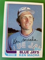 1982 Topps Base Set #282 Ken Macha