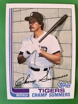 1982 Topps Base Set #369 Champ Summers