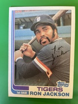 1982 Topps Base Set #488 Ron Jackson