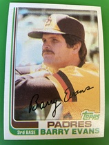 1982 Topps Base Set #541 Barry Evans