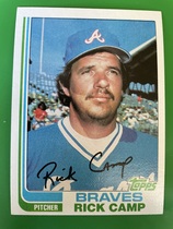 1982 Topps Base Set #637 Rick Camp