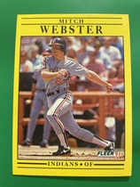 1991 Fleer Base Set #384 Mitch Webster