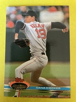 1991 Stadium Club Base Set #140 Dana Kiecker
