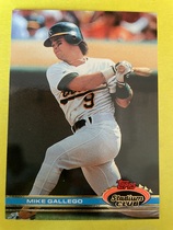 1991 Stadium Club Base Set #151 Mike Gallego
