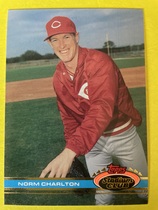 1991 Stadium Club Base Set #305 Norm Charlton