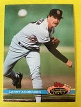 1991 Stadium Club Base Set #390 Larry Anderson