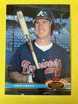 1991 Stadium Club Base Set #393 Mike Heath