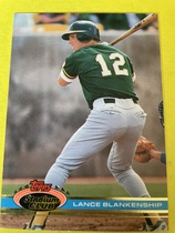 1991 Stadium Club Base Set #437 Lance Blankenship