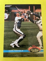 1991 Stadium Club Base Set #440 Carl Nichols