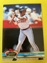 1991 Stadium Club Base Set #470 Milt Cuyler