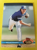 1991 Stadium Club Base Set #496 Willie Fraser