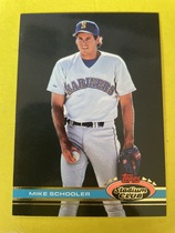 1991 Stadium Club Base Set #508 Mike Schooler