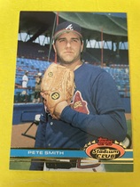 1991 Stadium Club Base Set #519 Pete Smith