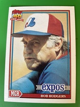 1991 Topps Base Set #321 Bob Rodgers