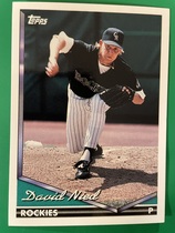 1994 Topps Base Set #135 David Nied