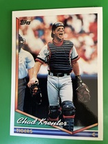 1994 Topps Base Set #257 Chad Kreuter