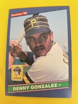 1986 Donruss Base Set #410 Denny Gonzalez