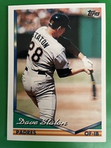 1994 Topps Base Set #507 Dave Staton