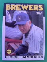 1986 Topps Base Set #21 George Bamberger