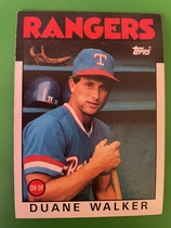 1986 Topps Base Set #22 Duane Walker