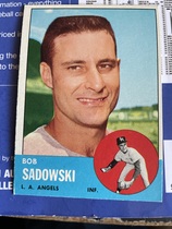 1963 Topps Base Set #568 Bob Sadowski