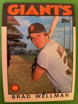 1986 Topps Base Set #41 Brad Wellman