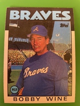 1986 Topps Base Set #57 Bobby Wine