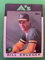 1986 Topps Base Set #58 Bill Krueger