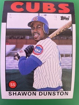 1986 Topps Base Set #72 Shawon Dunston