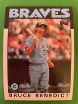1986 Topps Base Set #78 Bruce Benedict