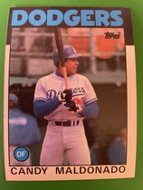 1986 Topps Base Set #87 Candy Maldonado