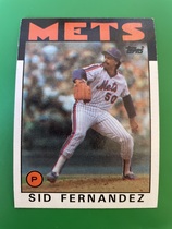 1986 Topps Base Set #104 Sid Fernandez