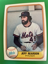 1981 Fleer Base Set #335 Jeff Reardon
