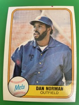 1981 Fleer Base Set #337 Dan Norman