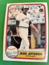 1981 Fleer Base Set #419 Jesse Jefferson