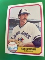 1981 Fleer Base Set #425 Ken Schrom