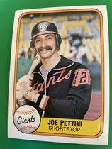 1981 Fleer Base Set #453 Joe Pettini