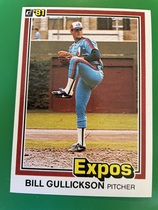 1981 Donruss Base Set #91 Bill Gullickson