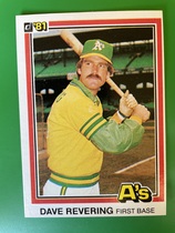 1981 Donruss Base Set #117 Dave Revering