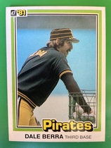 1981 Donruss Base Set #253 Dale Berra