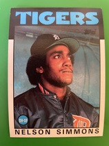 1986 Topps Base Set #121 Nelson Simmons