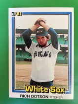 1981 Donruss Base Set #280 Richard Dotson