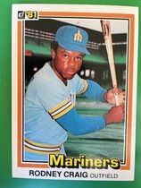1981 Donruss Base Set #288 Rodney Craig
