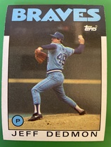 1986 Topps Base Set #129 Jeff Dedmon