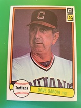 1982 Donruss Base Set #337 Dave Garcia