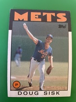 1986 Topps Base Set #144 Doug Sisk