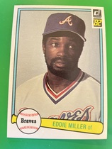 1982 Donruss Base Set #425 Eddie Miller
